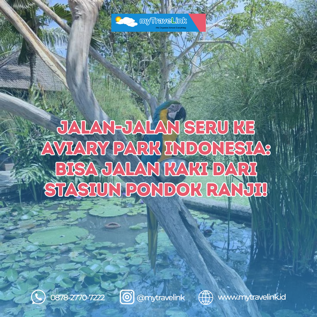 Jalan-Jalan Seru ke Aviary Park Indonesia: Bisa Jalan Kaki dari Stasiun Pondok Ranji!