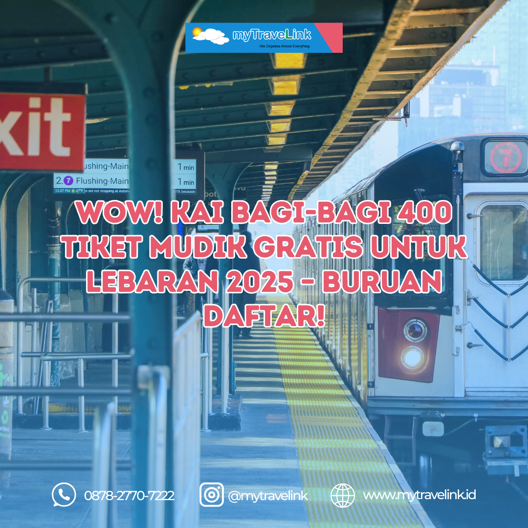 WOW! KAI Bagi-Bagi 400 Tiket Mudik Gratis untuk Lebaran 2025 – Buruan Daftar!